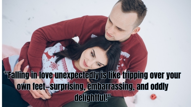 Funny and Lighthearted Unexpected Love Quotes