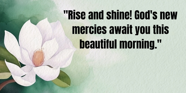 Good Morning Wishes with God's Blessings