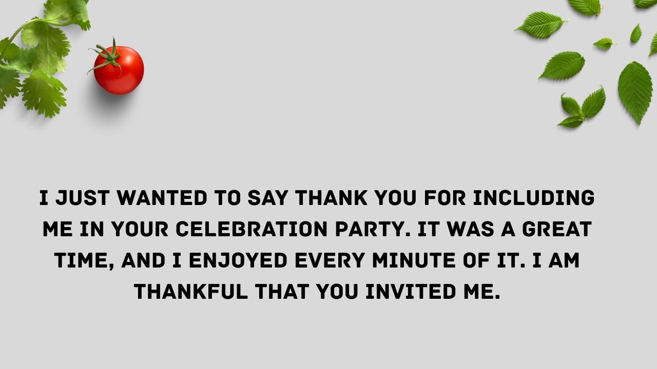 Thanks For The Invite Messages