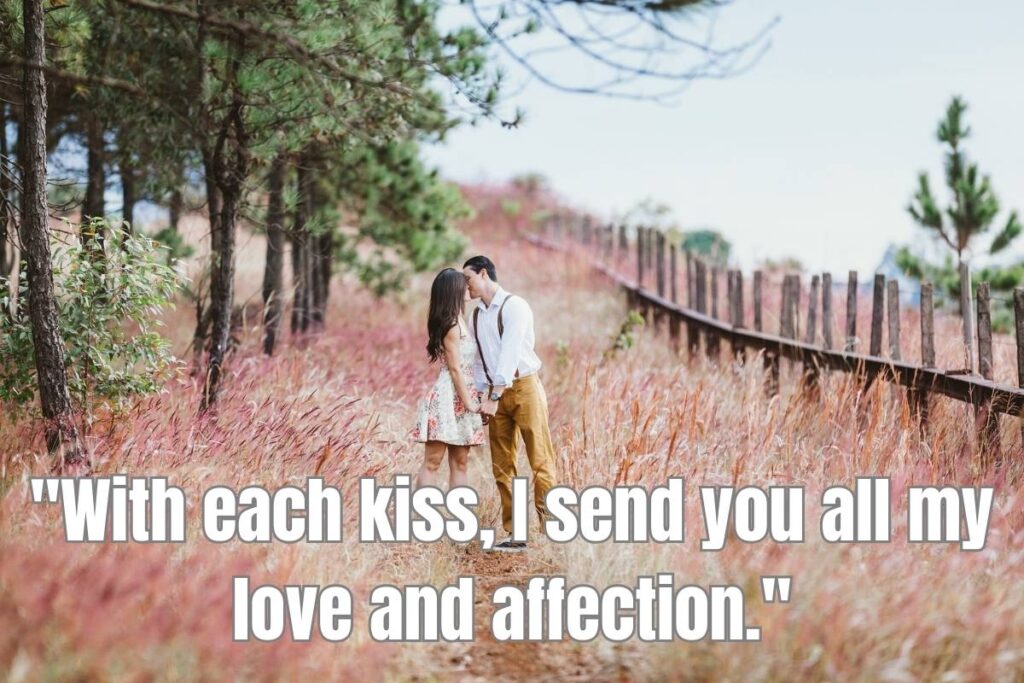 161+ Heartfelt and Romantic Kiss Messages for My Love