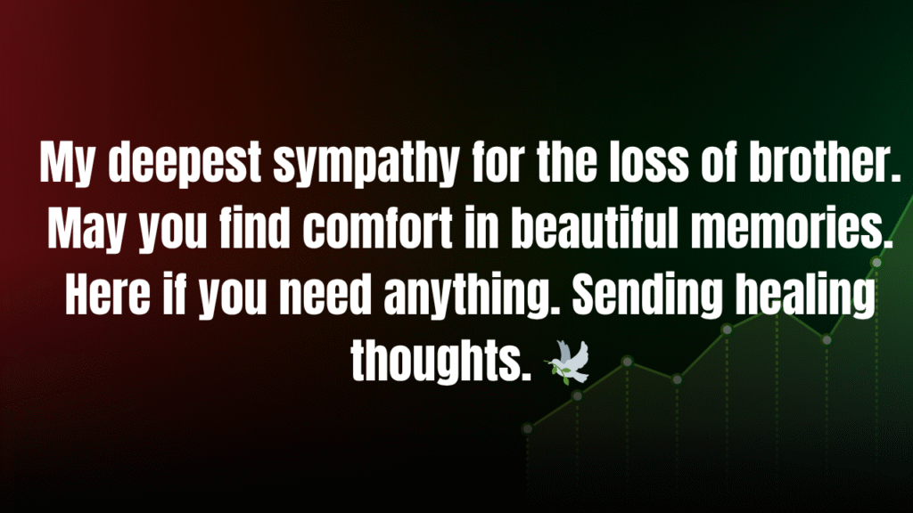 100+ Heartfelt Sympathy Messages for Loss of Brother: Comforting Words During Grief